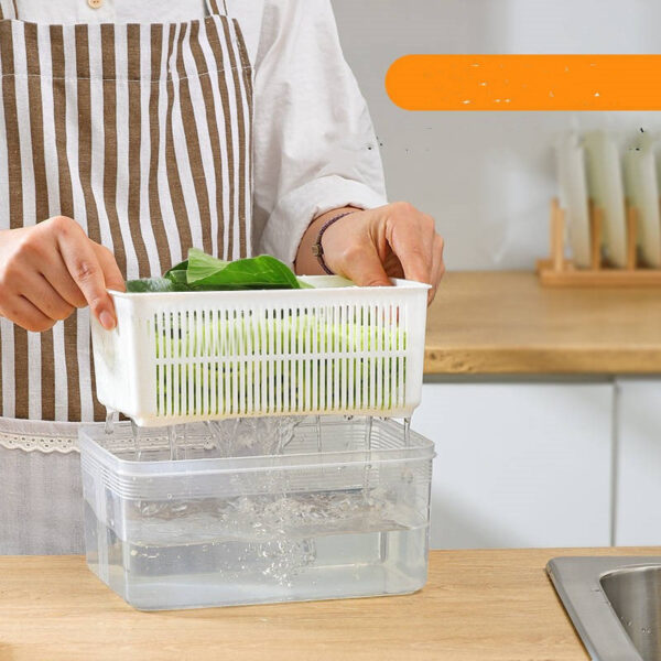 Produce Vegetable Fruit Storage Containers For Refrigerator