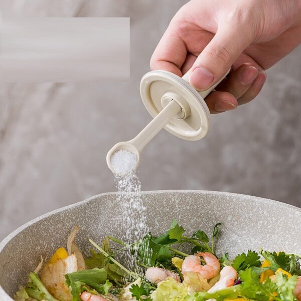 Retractable Seasoning Containers Household Moisture-proof Kitchen Sealed Glass Bottle